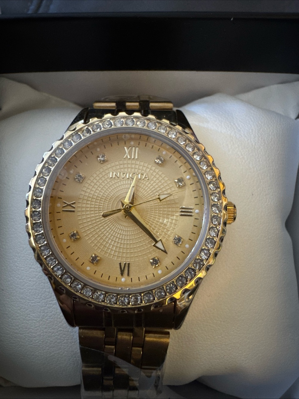 Invicta Specialty 69218 Women’s 33mm Gold Tone Quartz Watch NEW